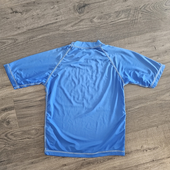 5t Wet Effect Silton Swim School blue rashguard swimshirt Vacation Spring Break - Picture 2 of 9